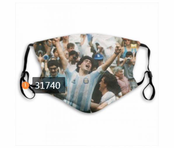 2020 Soccer #19 Dust mask with filter->soccer dust mask->Sports Accessory